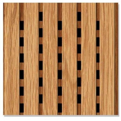 Auditorium tongue and groove wall panels Theater sound proof panel grooved wood acoustic panel for wall and ceiling